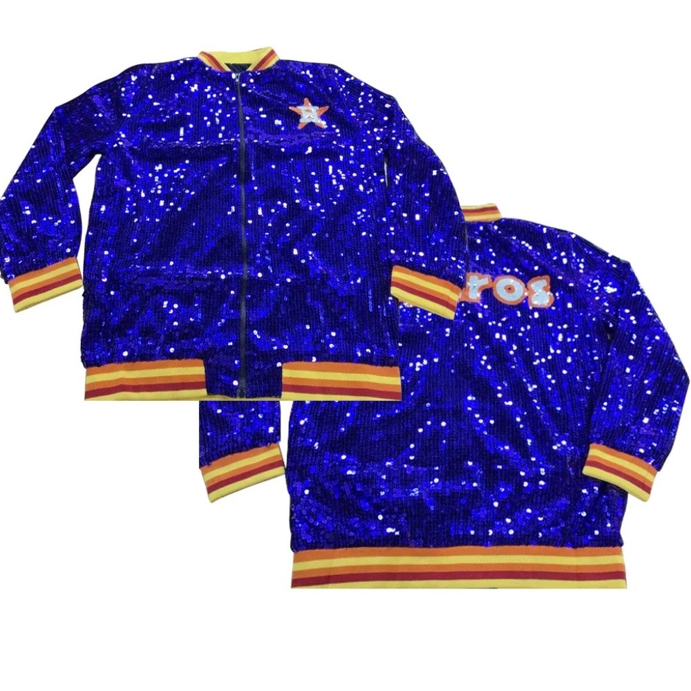 Houston Astros Sparkly Sequin Jacket